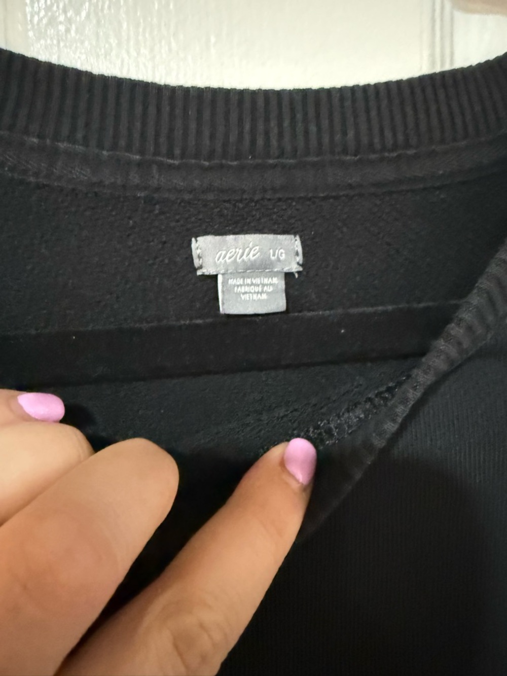 Black aerie sweatshirt - Picture 2 of 3